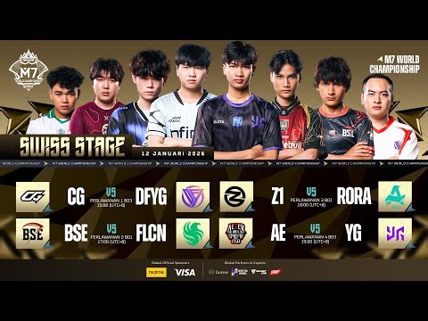 🔴 LIVE | SWISS STAGE HARI 3 | M7 World Championship | (BM)