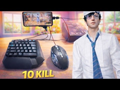 Keyboard & Mouse FF Mobile gaming setup 📲🖱️⌨️| whitegaming45