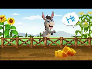 All about Donkey - The hard working animal I Preschool learning