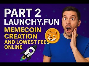 Launchy.fun - Solana Memecoin Launchpad - Launch Solana Memecoin Part 2