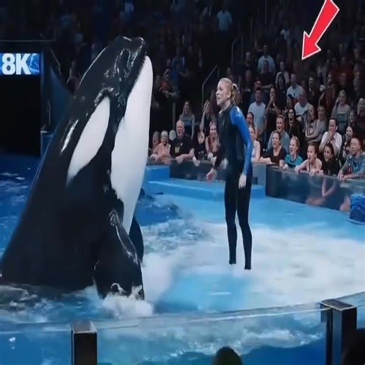 Orca Turns on Trainer Mid-Show — Refuses to Let Her Go! 🐋😱 Read more in Comment or Most relevant -> All comments 👇 | VietSoftware International