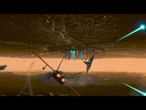 Independence Day (1996) - Russell Casse takes-down the mothership | RetroMovies