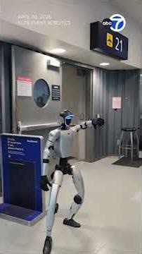 Humanoid robot delays flight out of California airport