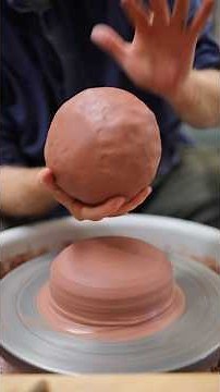 Making One Bowl from Two Lumps of Clay #pottery