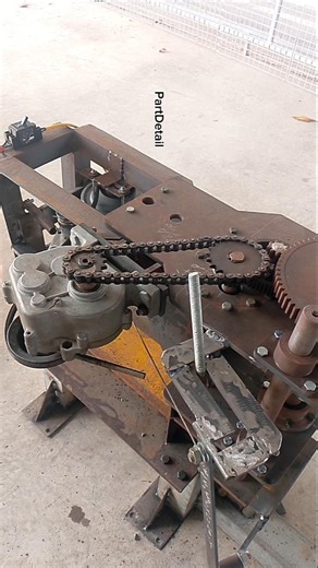Run test clutch v belt rotary #detail #machine