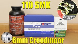 6mm Creedmoor - 110 SMK with Hodgdon Superformance Load Test - The Reloaders Network