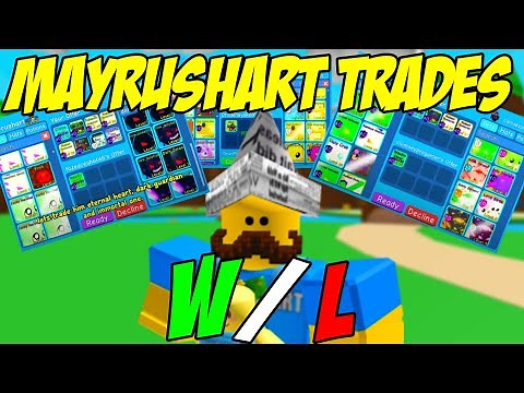 VALUING MAYRUSHART'S TRADES IN BUBBLE GUM SIMULATOR!