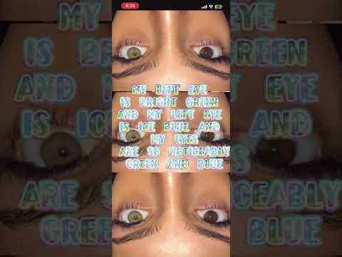 Heterochromia subliminal ideal colours