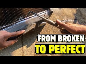 Repairing an Old Radiator & Assembling a New One | Copper & Brass Soldering