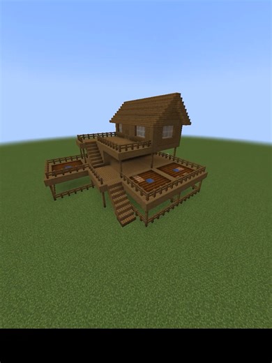 Minecraft Spruce Survival Base #minecraft #viral #fyp #minecraftbuilding #house