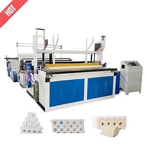 [Hot Item] Automatic Toilet Paper Roll Making Machine with Manual Band Saw Cutting Machine