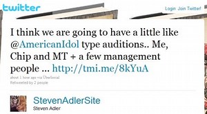 STEVEN ADLER Seeking New ADLER'S APPETITE Members Via Twitter