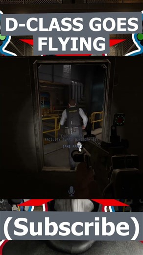 SCP-SL D-CLASS GOES FLYING #gaming #scp #scpsecretlaboratory #horror #funny #scpl #scpfoundation