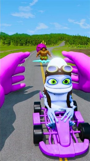 Insane & Wild Cars Go to Thanos Hands Trap Crash in BeamNG.drive