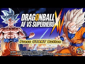New DBZ TTT Mod Dragon Ball AF Vs SuperHero Xenoverse 2 PPSSPP Android