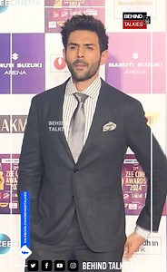 The Smart karthik aryan was spotted at the Zee Cine Awards. #bollywoodstars #karthikaryan #ZeeCineAwards | Hindi Behind Talkies