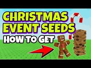 All CHRISTMAS EVENT SEEDS in GROW A GARDEN Roblox - How to Get Cookie Stack, Antlerbloom and More