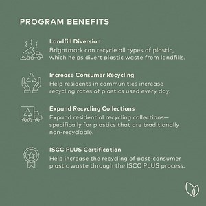 Creating a world without waste includes working together to develop recycling solutions for everyday plastic items. Learn more about how we're working to develop a residential recycling program. #ReimagineWaste #ResidentialRecycling | BRIGHTMARK | Facebook