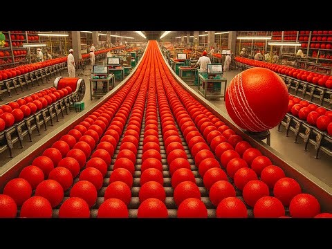 “How Cricket Balls Are Made: Inside a Modern Factory” - (Full Process)