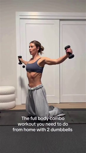 Give me 6 weeks and I’ll show you how to reshape your body at home using just dumbbells in 35–45 minutes a day.