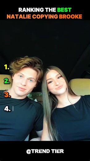 Ranking The Funniest Natalie Reynolds Copying Brooke Monk Moments 👯‍♀️ #shorts #brooke-monk #funny