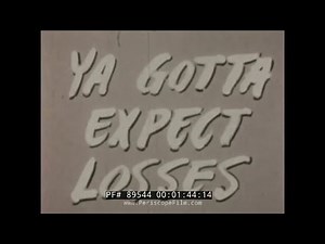 SPECTACULAR AIRPLANE DISASTER & CRASH MOVIE "YOU GOTTA EXPECT LOSSES" 89544