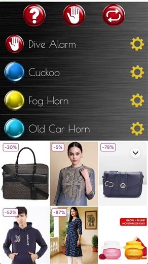 SMS Ringtones in Dive Alarm Cuckoo Fog horn