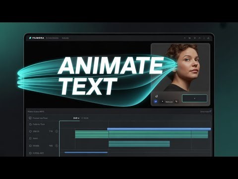 The BEST Way to Add Animated Text in Filmora