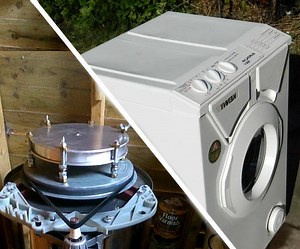 Centrifugal Casting Machine From a Washing Machine