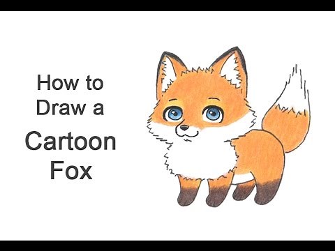 How to Draw a Fox (Cartoon)