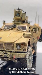 112K views · 4.3K reactions | The Oshkosh M-ATV in scale 1/35 #MATV #Oshkosh #MRAP #DavidChouModelWorks | David Chou model works 芭樂模型誌 | Facebook