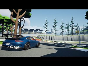 Ue5 vehicle - Free download racetrack and car model with driver.