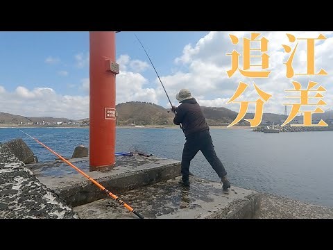 150km run!! Fishing at Esashi Oiwake Fishing Port, a school of fish came!!