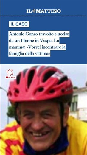 Antonio Gonzo travolto e ucciso da un 14enne in Vespa
