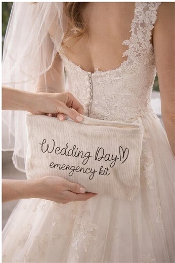 Bride Emergency Kit – Wedding Survival Pouch, Bridesmaid Gift, Maid of Honor Keepsake - Etsy