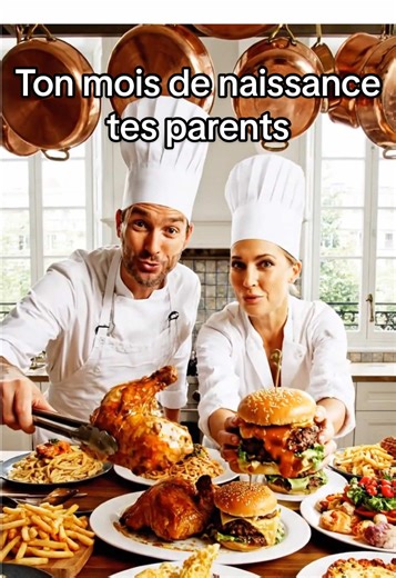Ton mois de naissance et tes parents