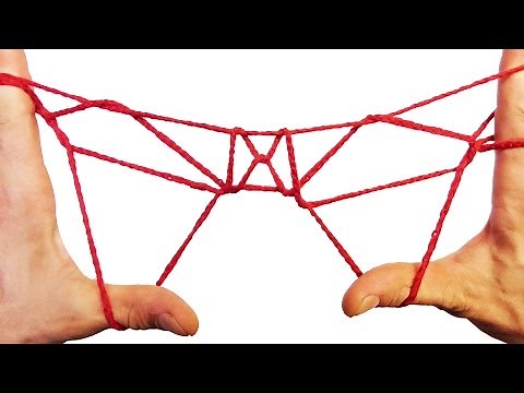 String Tricks! How To Do A Bat String Figure Step By Step