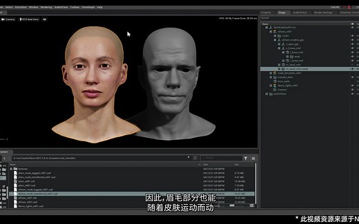 【Omniverse教程】【Audio2Face】3-软件用户界面介绍、以实例演示如何轻松制作面部动画