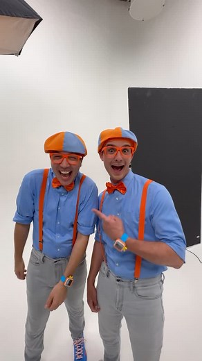 Blippi on Instagram: "Get to know Blippi (and Blippi!) in this fun, behind-the-scenes interview with Clayton & Ben! 李 They’re both so excited to bring you new, adventure-filled episodes packed with play and curiosity."