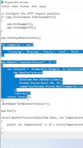Como crear un proyecto WEB API (minimal API) con dotnet 6