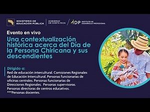 Una contextualización histórica acerca del Día de la Persona Chiricana y sus descendientes.