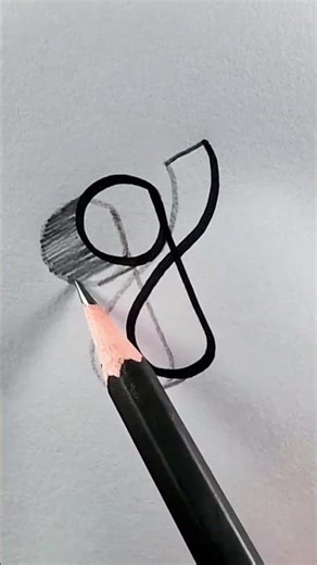 How to drawing Double line calligraphy#drawing#drawingtechniques#art