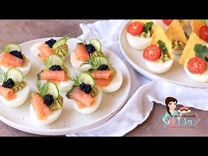 Deluxe Appetizers for Christmas | Easy Deviled Eggs Appetizer Recipe