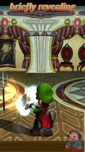 luigi's mansion did something never done in the Mario universe
