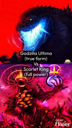 godzilla ultima vs scarlet king