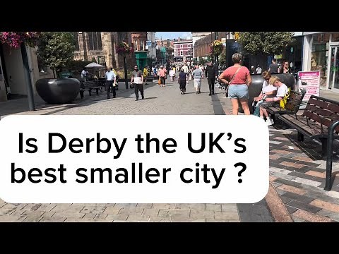 Exploring Derby Town Centre | Walking Tour of Derby, UK 🇬🇧 ‪@DerbyEdits‬
