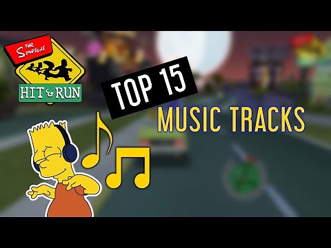Top 15 Music Tracks in The Simpsons Hit & Run