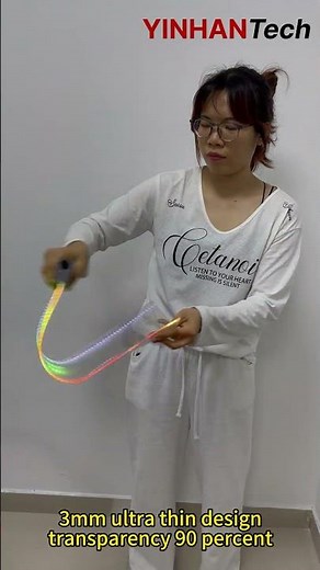 This is the hottest flexible LED transparent film screen in 2025 #leddisplay#leddisplayscreen