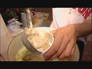 One Crazy Sox Fan Serves Chowder @ Yankee Stadium