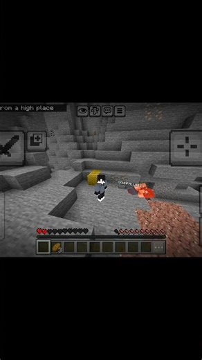 Minecraft 1v1 Manhunt Gameplay🤯 #minecraft #minecraftmanhunt #shorts